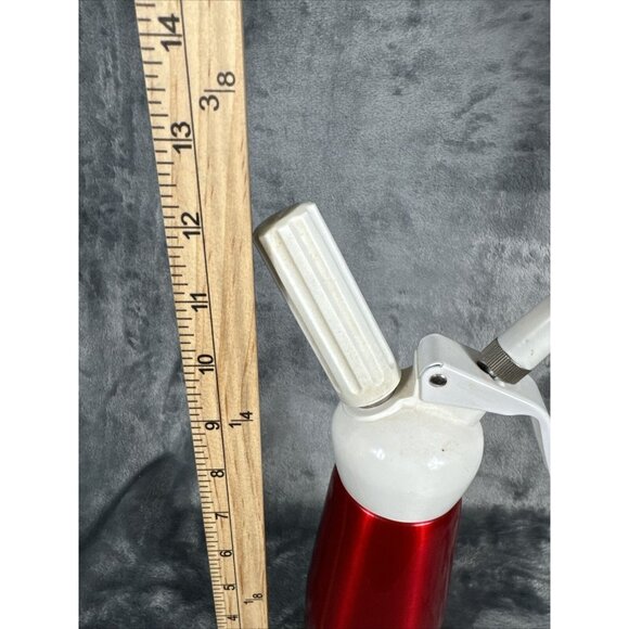 Whipped Cream Dispenser Durable Aluminum Red Foam Whipper 1 Pint - Picture 2 of 7